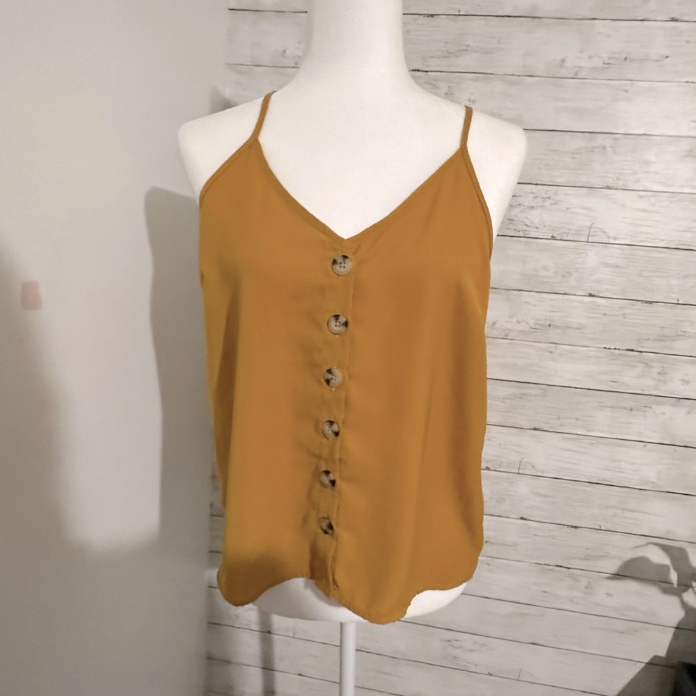 Button Tank Top